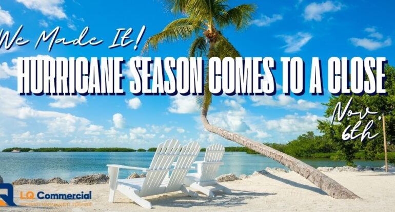 Hurricane Season Comes to a Close on November 6th!